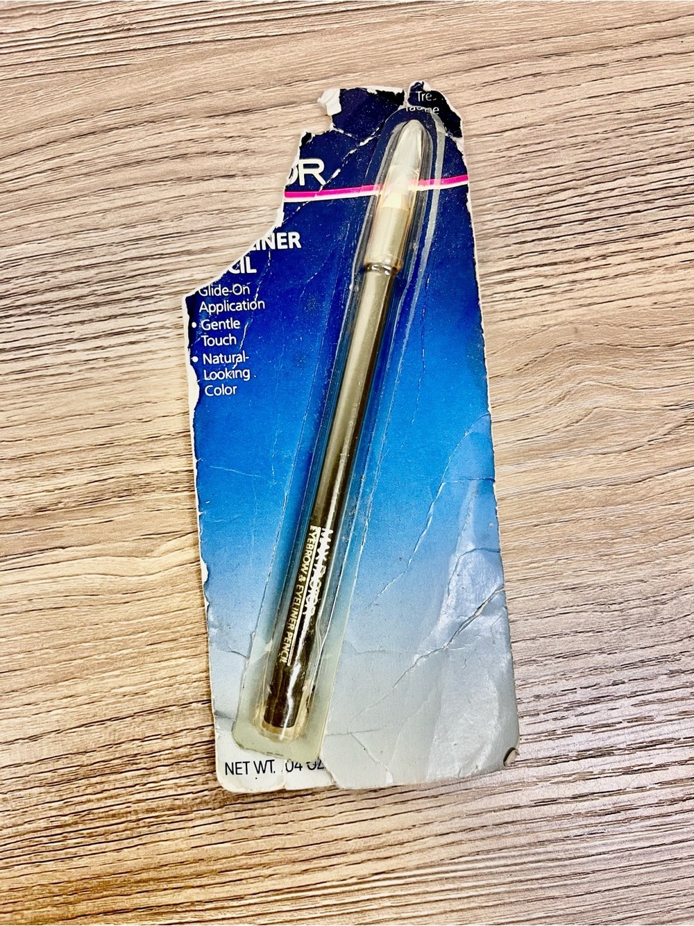 Max Factor eyebrow & eyeliner pencil Tres taupe Discontinued Vintage 1986 Sealed